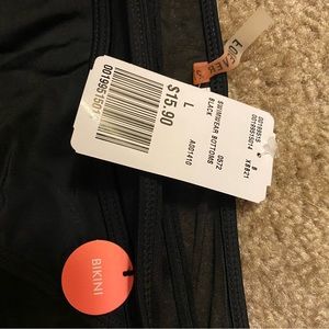 Forever 21 black bikini bottoms NEW WITH TAGS